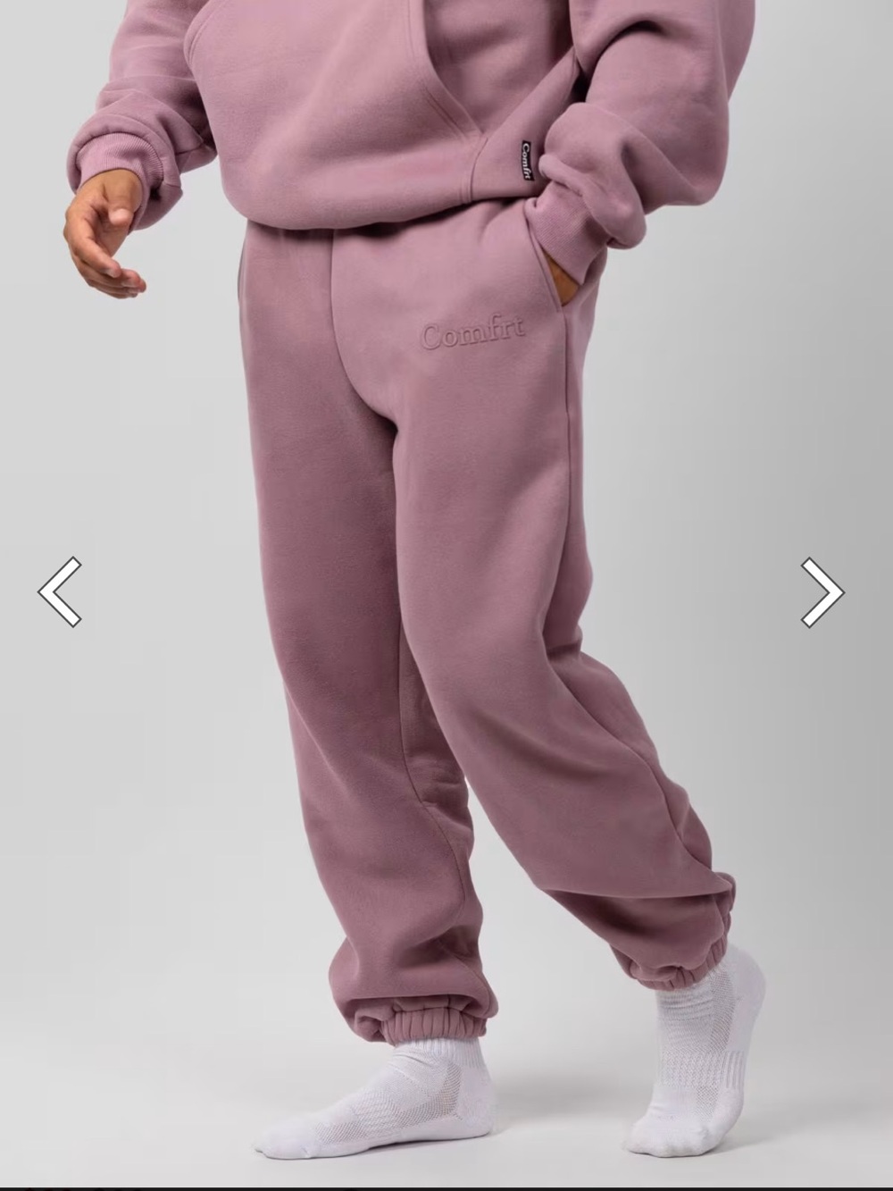 Comfrt Minimalist Sweatpants Orchid Dusty Rose Color Size 2XL